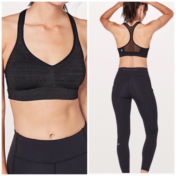 lululemon athletica Other - Lululemon Black Speed Up Bra 4